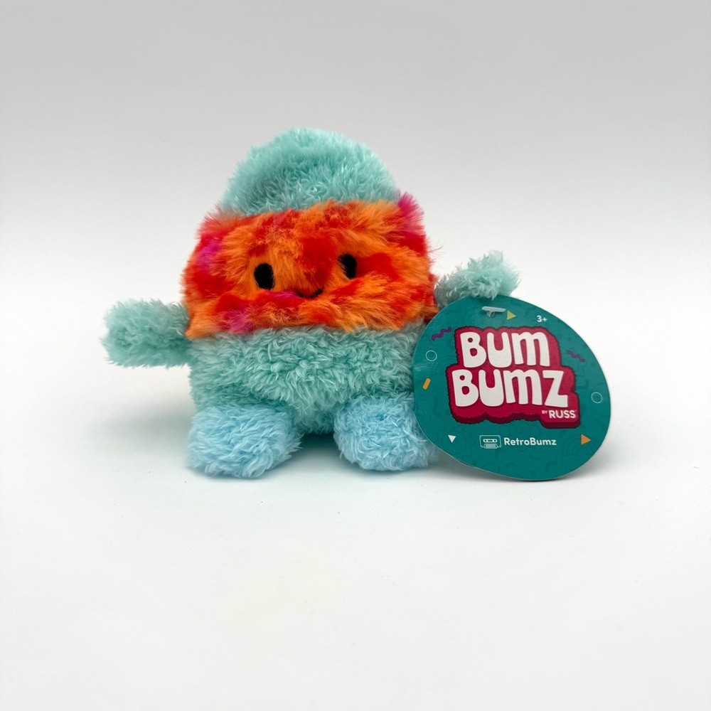 ✌️ Sara 🌋 the Lava Lamp Retro Bum Bumz Plush Bean 4.5" Kelly Toy NWT New Beaded